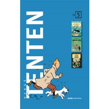 Alfa Yayınları Tenten'in Maceraları Cilt 5 Üç Kitap Birarada (Ciltli-Kutulu)