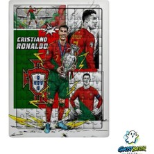 Ghostbastır Design Ronaldo 99 Parça Ayaklı Puzzle – Dekoratif Çocuk Yapbozu 0242