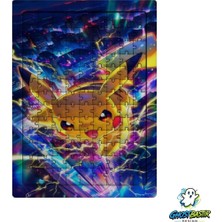 Ghostbastır Design Pikachu 99 Parça Ayaklı Puzzle – Dekoratif Çocuk Yapbozu 0247
