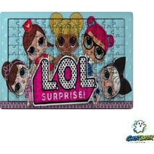 Ghostbastır Design Lol Surprise 99 Parça Ayaklı Puzzle – Dekoratif Çocuk Yapbozu 0254