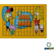 Ghostbastır Design Kral Şakir 99 Parça Ayaklı Puzzle – Dekoratif Çocuk Yapbozu 0266