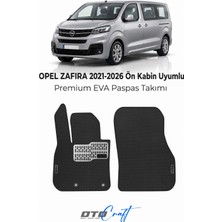 Otocraft Opel Zafira Ön Kabin (2021-2026) Araca Özel 3D Havuzlu Eva Oto Paspas Ön Kabin Full Set 2 Parça