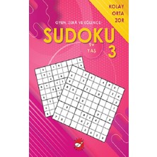 Beyaz Balina Yayınları Oyun, Zeka ve Eğlence- Sudoku 3 Kolay, Orta, Zor