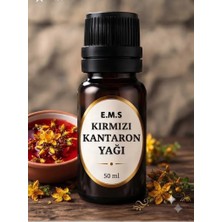 E.M.S 50 ml Kırmızı Kantaron Yağı (Red Centaury Oil) %100 Saf Zeytinyağı Maserasyon Yöntemi.