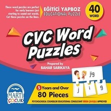Martı Çocuk Yayınları Cvc Word Puzzles - Eğitici Yapboz