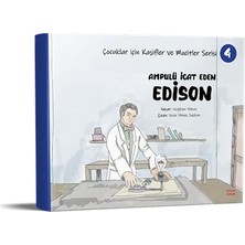 Kırmızı Ada Yayınları Ampulü Icat Eden Edison - Çocuklar Için Kaşifler ve Mucitler Serisi 4