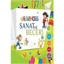 Parıltı Yayınları Eğlenceli Sanat ve Beceri Yeşil Kitap (5 Yaş)