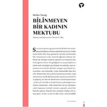 Turkuvaz Kitap Bilinmeyen Bir Kadının Mektubu