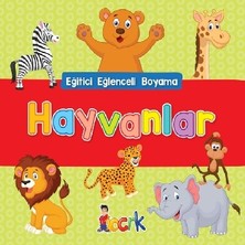 Bıcırık Yayınları Hayvanlar - Eğitici Eğlenceli Boyama