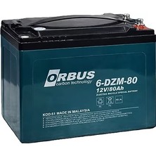 Orbus 12V 80AH Elektrikli Bisiklet Aküsü