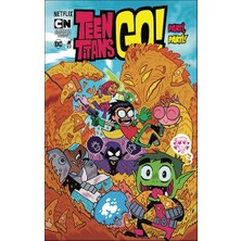 Dinozor Çocuk Teen Titans Go! Parti Parti!