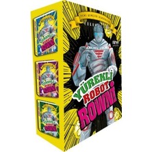 Pinus Kitap Yürekli Robot Rowni (3 Kitap Set)