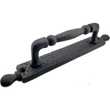 Valor Antika Tarz Dekoratif Pirinç Misket Çekme Kapı Kolu - 223X33 Mm, Oksit