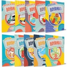Yediveren Çocuk Boyama Kitapları (10 Kitap Takım)