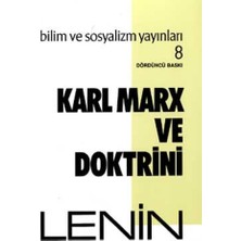 Bilim Ve Sosyalizm Yayınları Karl Marx ve Doktrini
