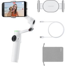 INSTA360 Flow 2 Pro Akıllı Telefon Gimbal Sabitleyici (Beyaz)