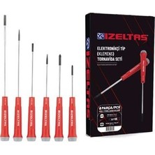 İzeltaş Tornavida Seti Elektronikçi Tip (Klemens) 6 Parça