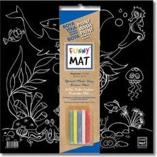 Funny Mat - Black Okyanus (Tebeşirli )