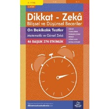 8-9 Yaş Dikkat - Zeka Bilişsel ve Düşünsel Beceriler 5. Kitap - 10 Dakikalık Testler Matematik ve Görsel Zeka