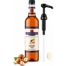 Simonelli Fındık Aromalı Kahve Şurubu 700 ml - İçecek ve Kokteyl Şurubu (Pompa Dahil)
