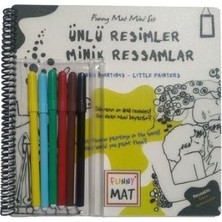 Funny Mat Ünlü Resimler Minik Ressamlar Kalemli Mini Set
