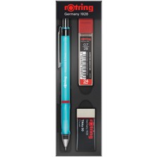 Rotring Visuclick (Min + Silgi + Versatil Kalem) Okul Seti 0,7Mm Şeffaf Mavi
