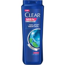 Clear Men Cool Sport Menthol Kepeğe Karşı Etkili Şampuan 500 ml (7'li Paket)
