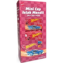 Hot Wheels Mini Cep Islak Mendil 8'li (8'li Paket)