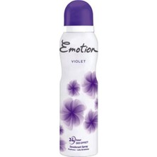 Emotion Violet Kadın Deodorant 150 ml (7'li Paket)