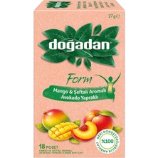 Doğadan Form Mango & Şeftali ve Avokado Aromalı Karışık Bitki Çayı 27 G (8'li Paket)