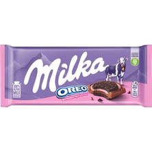 Milka Oreo Sandviç Çilekli Tablet Çikolata 92 G (6'li Paket)