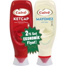 Calve Calvé Ketcap 610 G + Mayonez 540 G (3'li Paket)