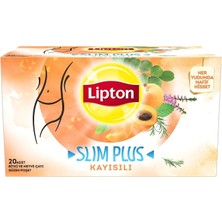 Lipton Slim Plus Kayısılı Çay 20'li (7'li Paket)