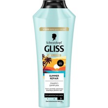 Gliss Summer Repair Onarıcı Şampuan Çok Yıpranmış Kuru Saçlar Için 400 ml (5'li Paket)