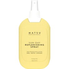 Matsu Sun-Day Replenishing Isıya Karşı Koruyucu Saç Bakım Spreyi 200 ml (3'li Paket)