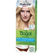Palette Doğal Renkler 10.0 Açık Sarı Kutu Saç Boyası (7'li Paket)