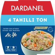 Dardanel Aç Ye Dört Tahıllı Ton Balığı 160 G (4'li Paket)