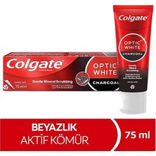 Colgate Optic White Aktif Kömür Diş Macunu 75 ml (3'li Paket)