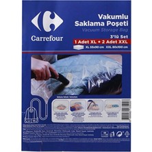 CarrefourSA Carrefour Vakumlu Saklama Poşeti 3'lü (2'li Paket)