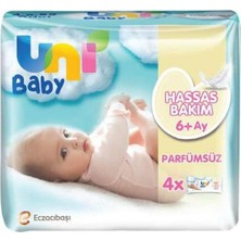 Uni Baby Islak Mendil 4 x 52 Adet (5'li Paket)