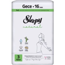 Sleepy Bio Natural Süper Eco Gece 16'lı (7'li Paket)