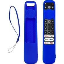 Electroon Tlc Android LED Tv Kumanda Uyumlu Silikon Koruma Kılıfı - Mavi