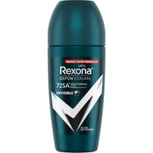 Rexona Men Invisible Black White Roll On 50 ml (4'li Paket)