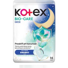 Kotex Bio-Care Quadro Gece Ped 14'lü (7'li Paket)