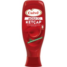 Calve Calvé Acılı Ketçap 610 G (8'li Paket)