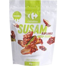 CarrefourSA Carrefour Susam Kaplamalı Iç Antep Fıstık 80 G (8'li Paket)