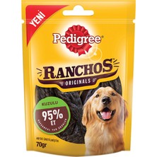 Pedigree Ranchos Kuzu Etli Ödül Maması 70 G (4'li Paket)