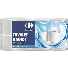 CarrefourSA Carrefour Çift Katlı Tuvalet Kağıdı 16'lı (8'li Paket)