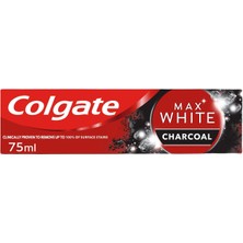 Colgate Max White Kalıcı Beyazlık Kömürlü Diş Macunu 75 ml (8'li Paket)