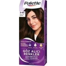 Palette Göz Alıcı Renkler Saç Boyası 3.65 Çikolata Kahve 50 ml (6'li Paket)